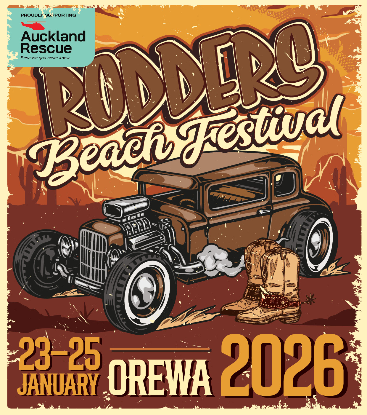 Rock 'n' Roll<br/>Rodders Beach Festival 2026<br/>Rodders Beach Festival